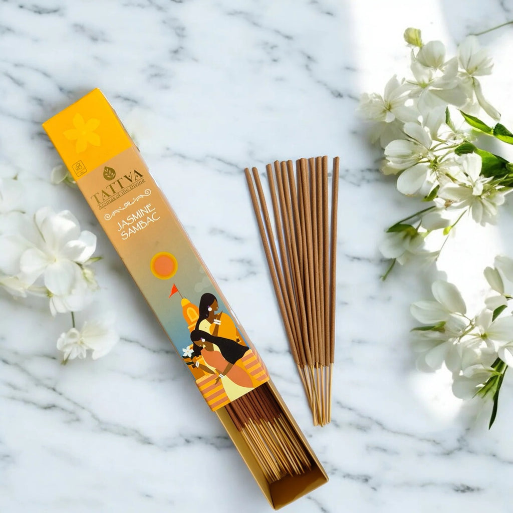 Tattva JASMINE SUNBAC Incense Sticks (40 Sticks)
