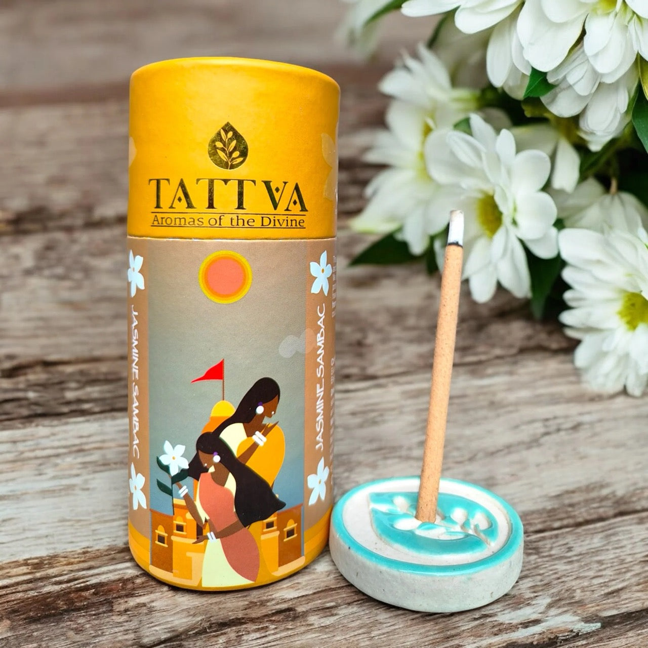 TATTVA Jasmine Sambac Dhoop Sticks (40 Sticks)