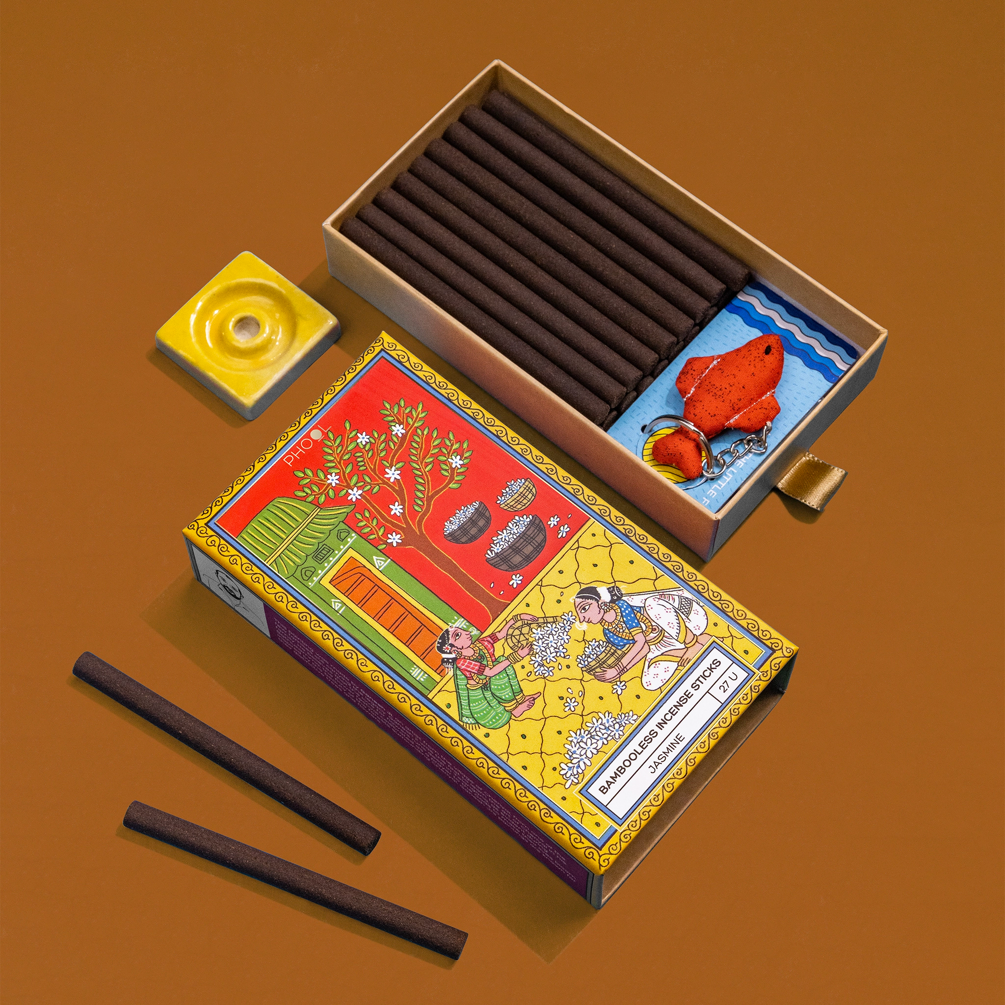 Phool JASMINE Bambooless Incense Sticks (27 Sticks)