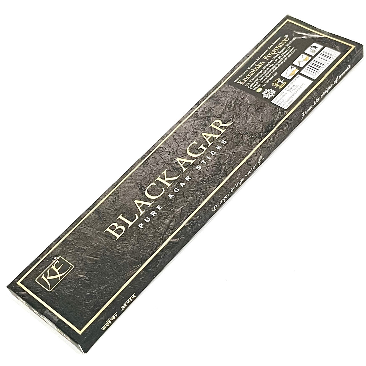 Karnataka Fragrance BLACK AGAR Pure Agar Incense Sticks (10 Sticks)