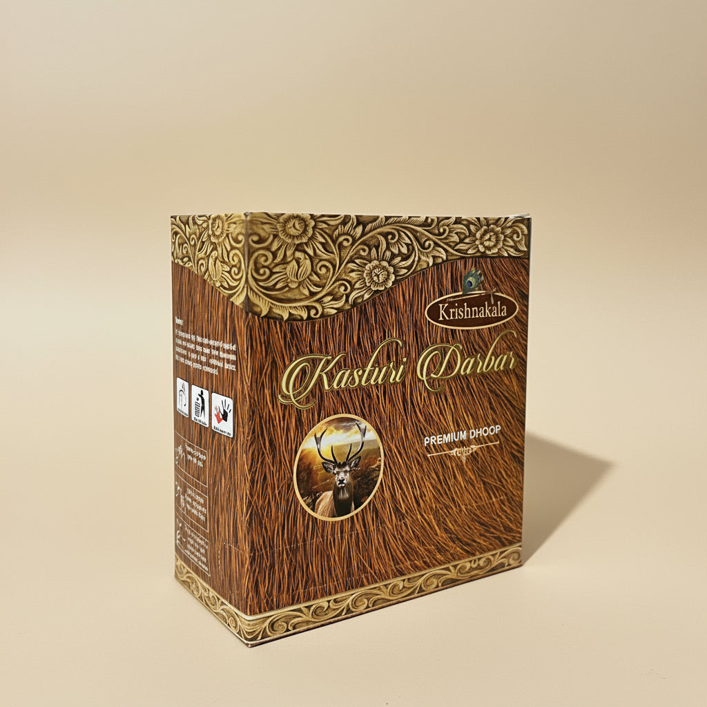 Krishnakala KASTURI DARBAR Premium Dhoop(10 Pouches)