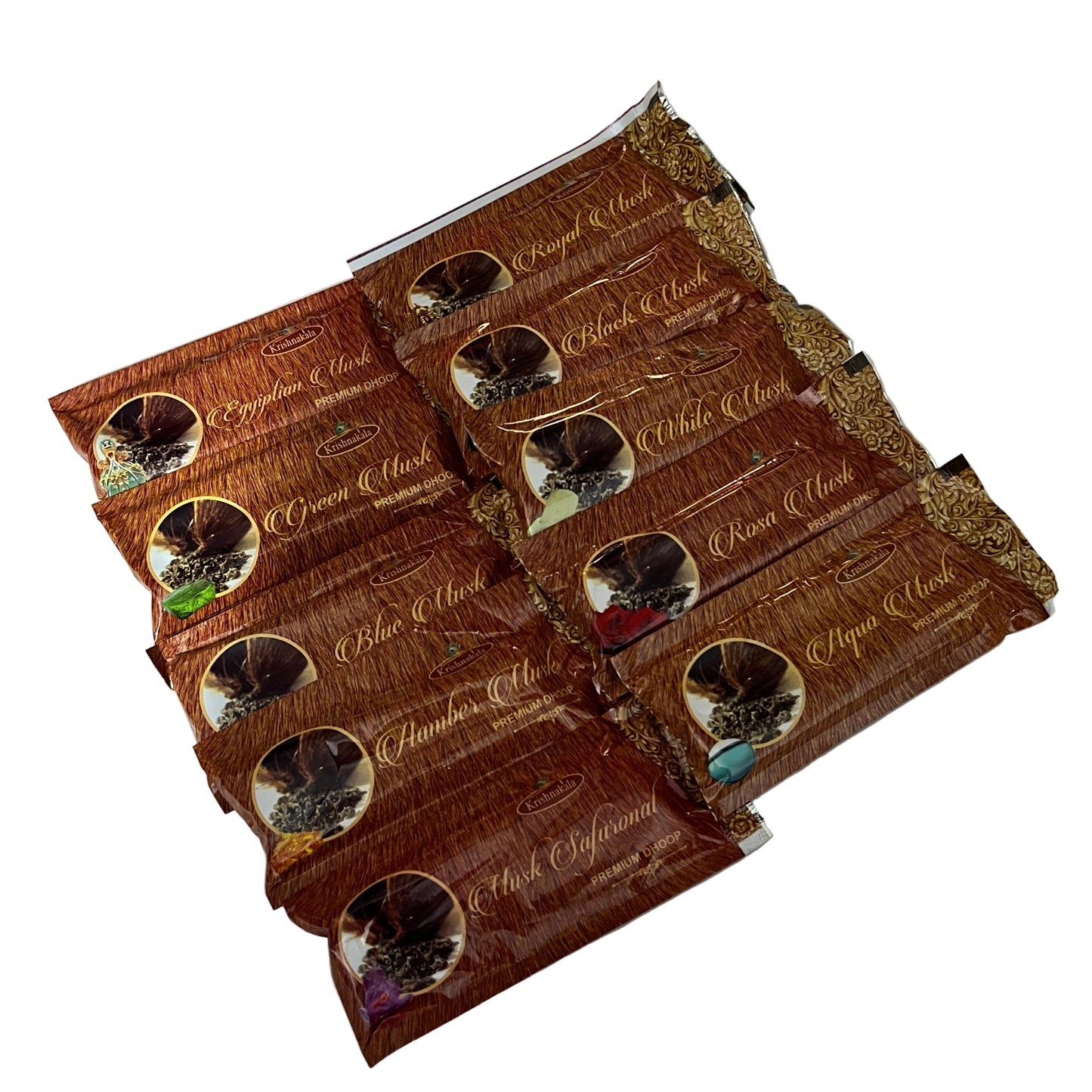 Krishnakala KASTURI DARBAR Premium Dhoop(10 Pouches)