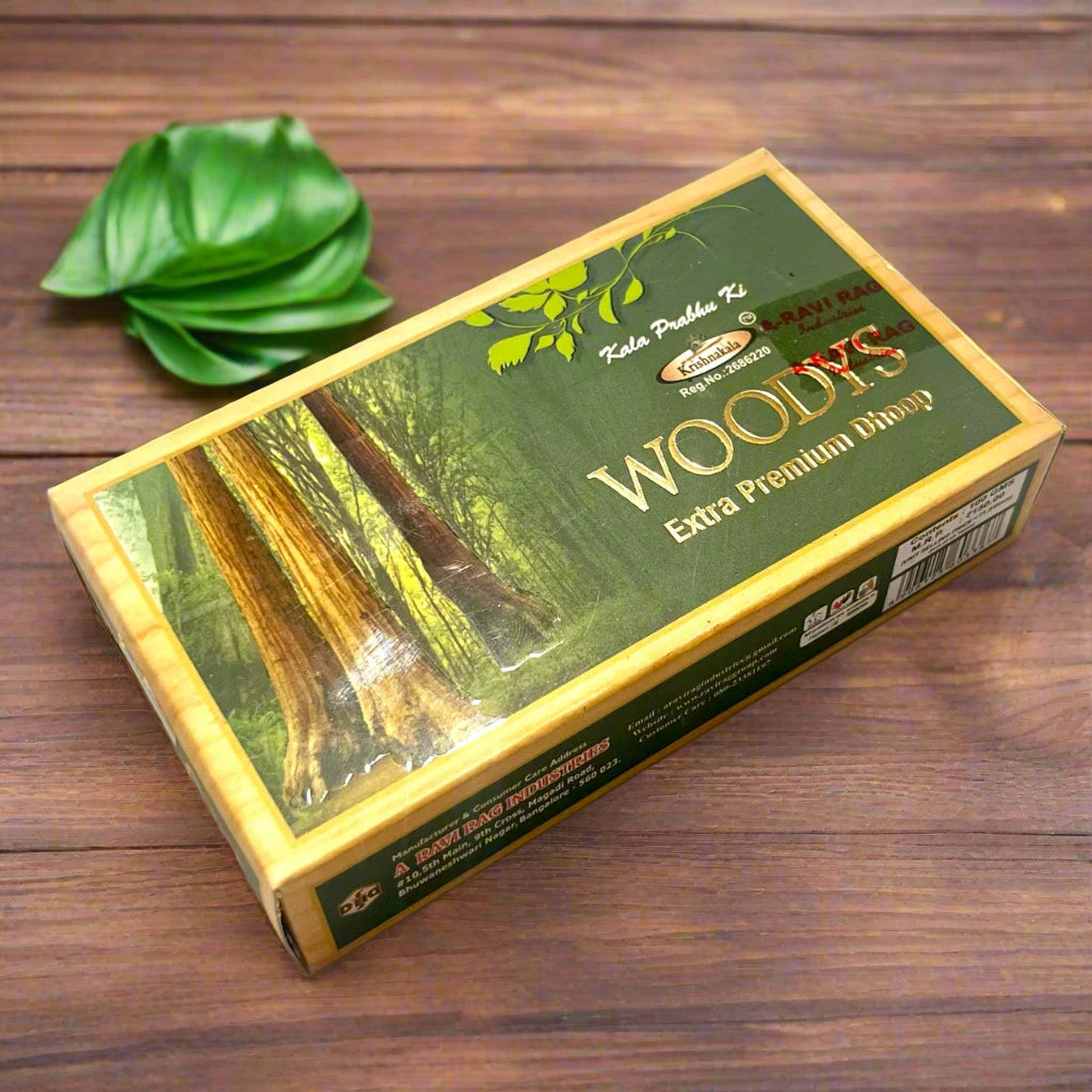 Krishnakala WOODYS Premium Wet Dhoop (10 sticks)