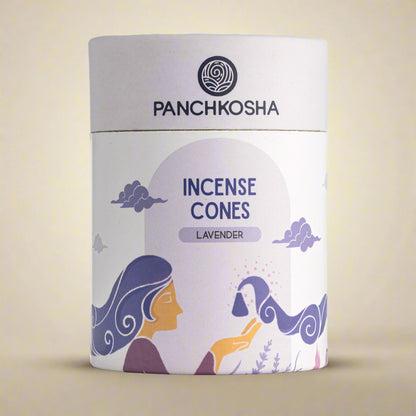 Panchkosha LAVENDER Incense Cones (51 units)