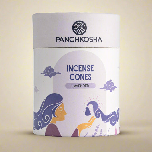 Panchkosha LAVENDER Incense Cones (51 units)