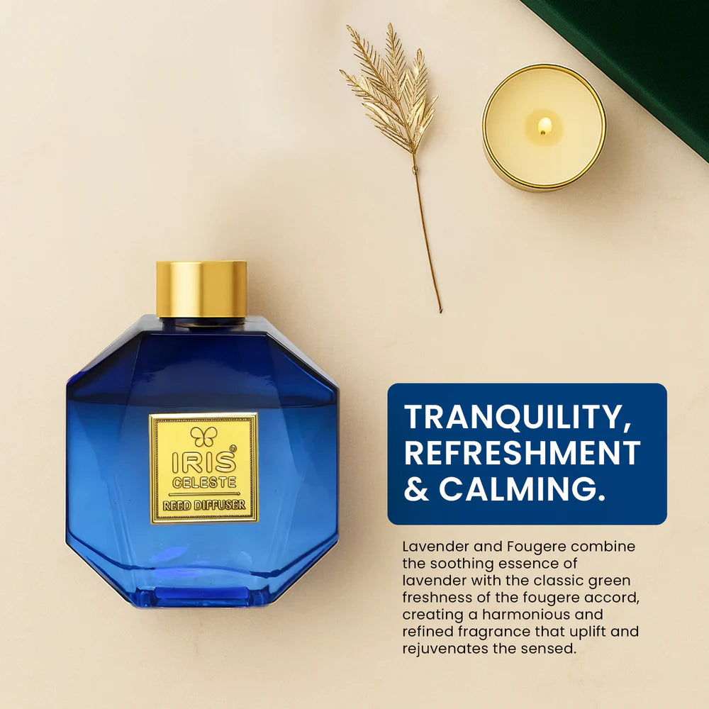 IRIS Celeste LAVENDER & FOUGERE Reed Diffuser Set(150ml)