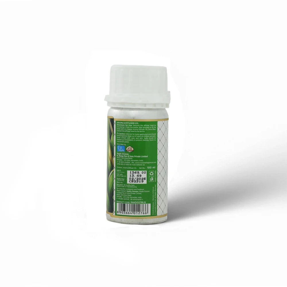 IRIS Celeste Lemon Grass Aroma Diffuser Oil 100ml