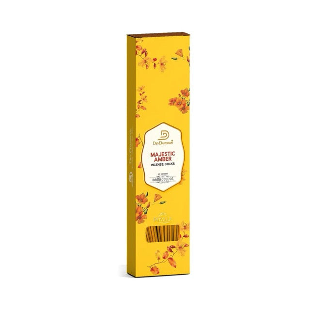 Devdarshan Majestic Amber Bambooless Incense Sticks (40 Sticks)