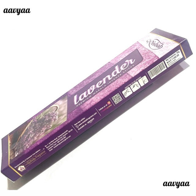 Misbah's Lavender Premium Incense Sticks (50 gms)