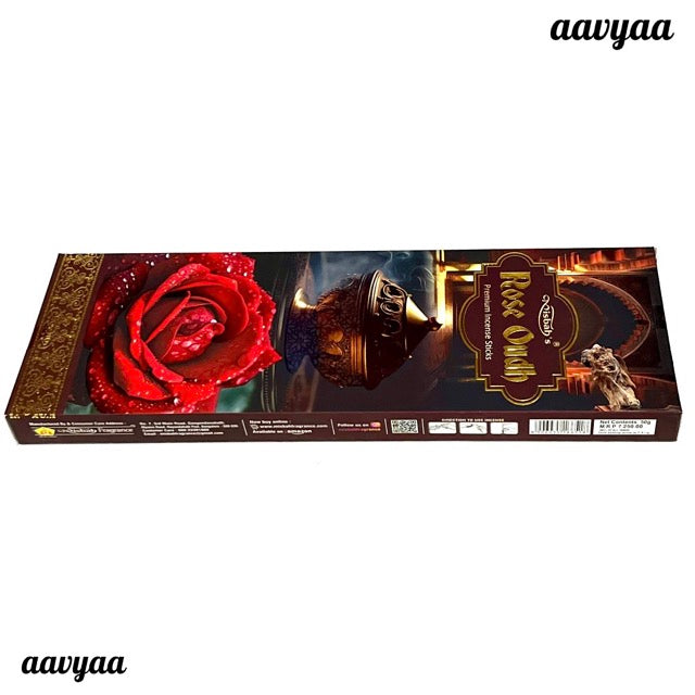 Misbah's ROSE OUDH Premium Incense Sticks (50 gms)