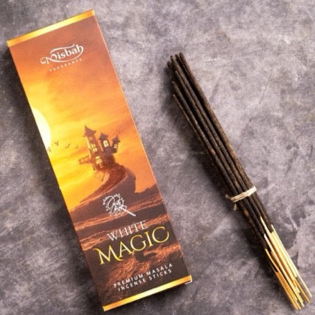 Misbah's WHITE MAGIC Premium Masala Incense Sticks (50 gms)