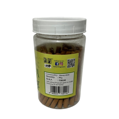 Forest Fragrance MOGRA Premium Dhoop Sticks Jar (90 gm)