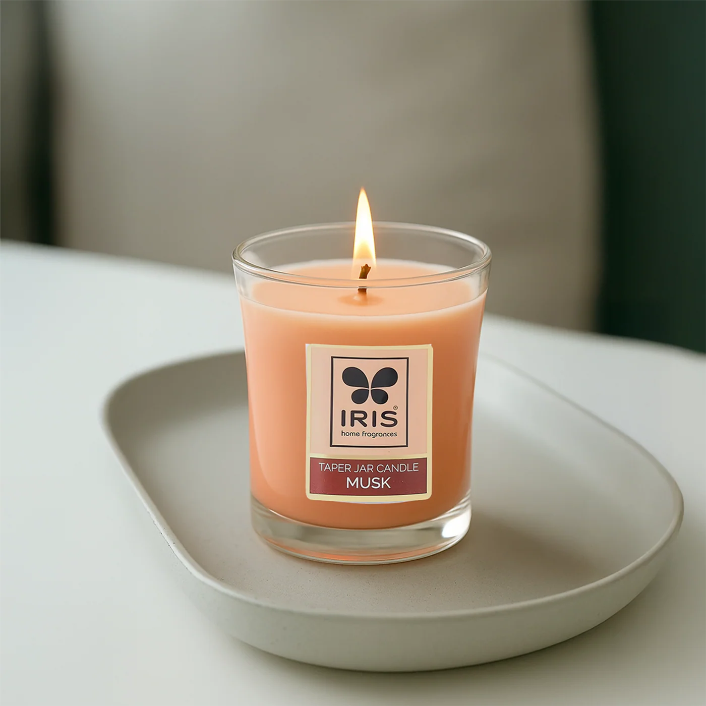 IRIS MUSK ELIXIR Taper Candles(1 pc- 110 gms)
