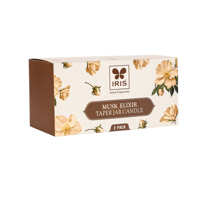 IRIS MUSK ELIXIR Taper Candles(1 pc- 110 gms)