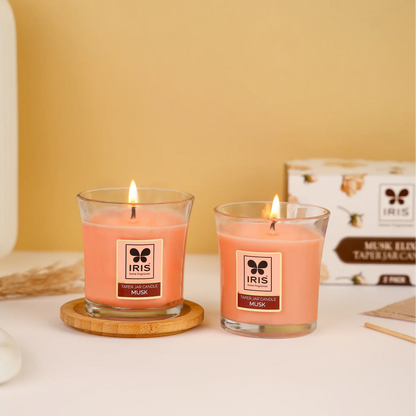 IRIS MUSK ELIXIR Taper Candles(1 pc- 110 gms)