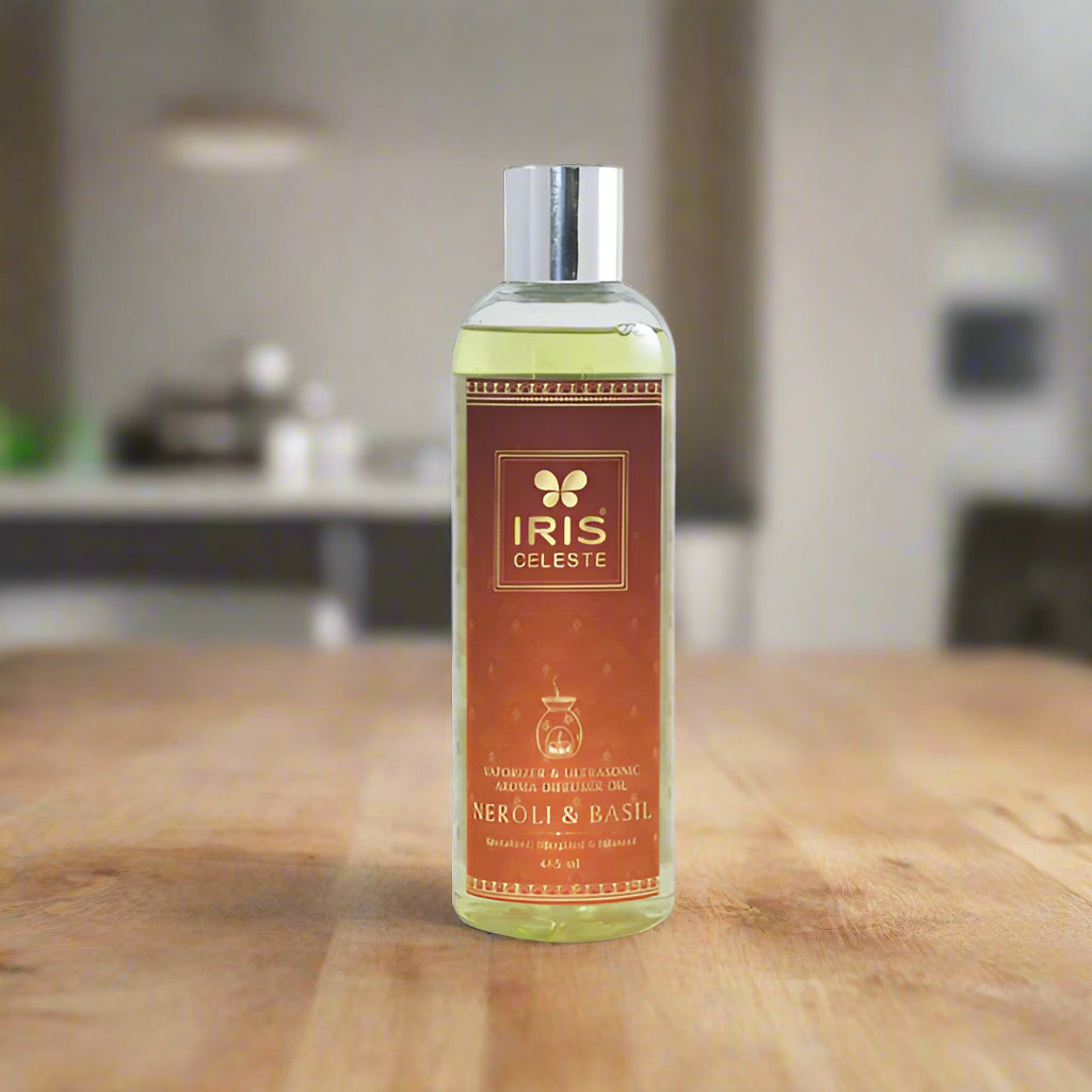 IRIS Celeste NEROLI & BASIL Vaporizer and Diffuser oil (485ml)