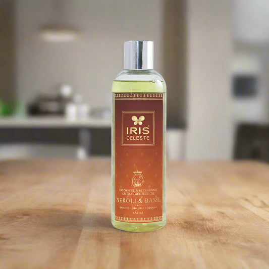 IRIS Celeste NEROLI & BASIL Vaporizer and Diffuser oil (485ml)