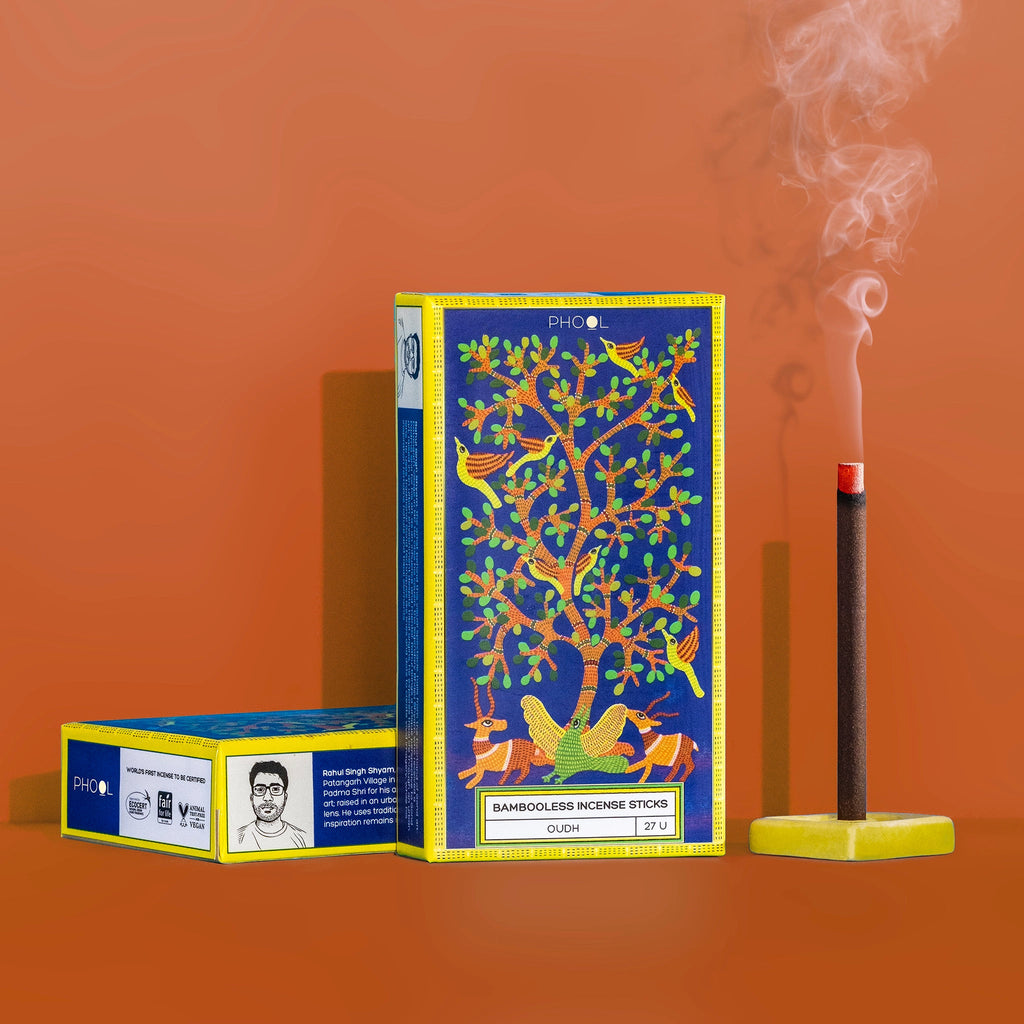 Phool OUDH Bambooless Incense Sticks (27 sticks)
