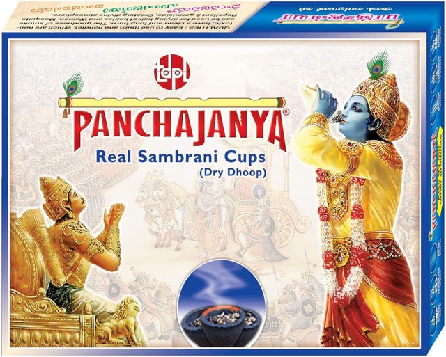 PANCHAJANYA Real Sambrani Cups (Combo of 12 Packs)