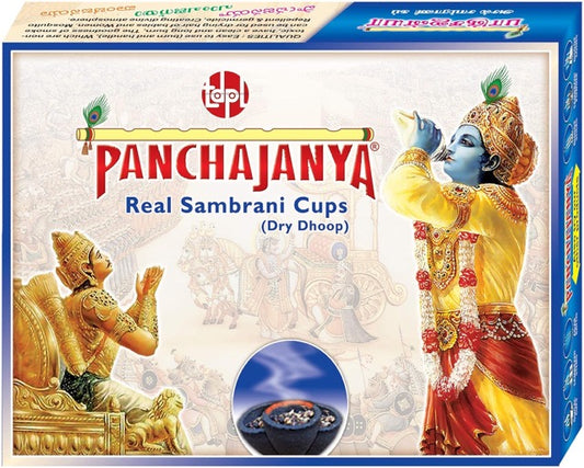 PANCHAJANYA Real Sambrani Cups (12 Dry Dhoop)