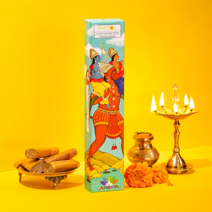 Phool AYODHYA SOUMYA CHANDAN Luxury Incense Sticks (40 sticks)