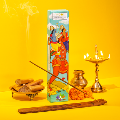 Phool AYODHYA SOUMYA CHANDAN Luxury Incense Sticks (40 sticks)