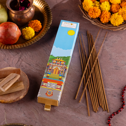 Phool BADRINATH KESAR CHANDAN Luxury Incense Sticks (40 sticks)