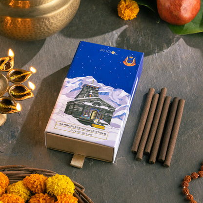 Phool KEDARNATH GOVIND GULAB Bambooless Incense Sticks (27 Sticks)