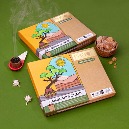 Phool SAMBRANI Incense Cups (16 Cups)