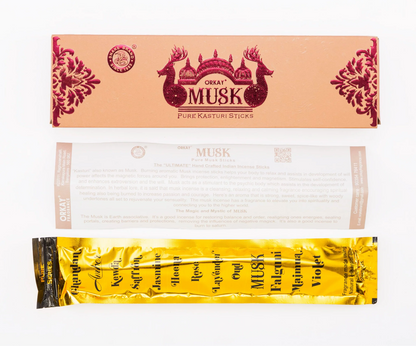 Orkay Fragrances Pure Musk Incense Sticks (10 sticks)