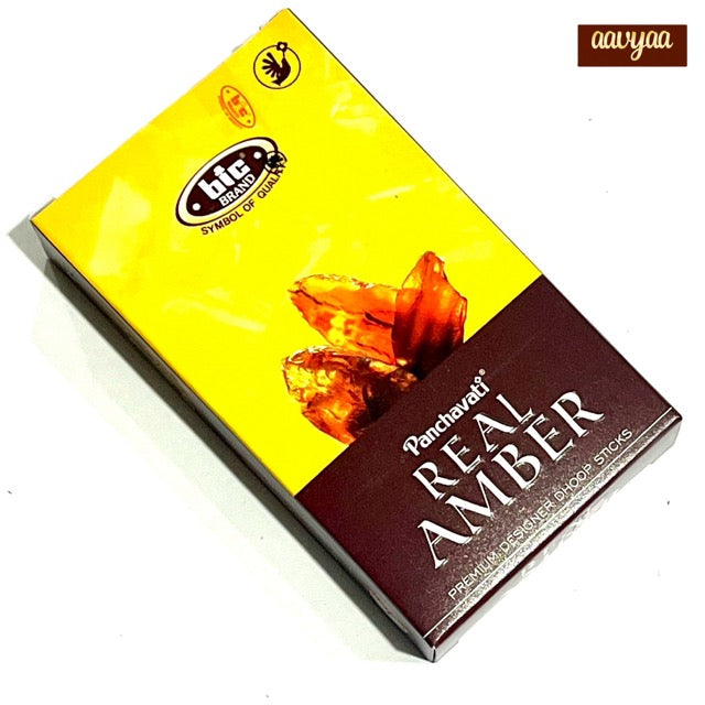 BIC Panchavati REAL AMBER Premium dhoop sticks (50gm)