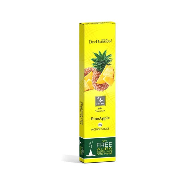 Devdarshan Indume Pineapple Incense Sticks (100g)