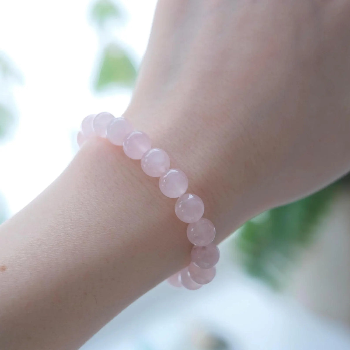 Rose Quartz bracelet (certified)