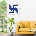Aavyaa BLUE Swastik Sticker (16" x 12")