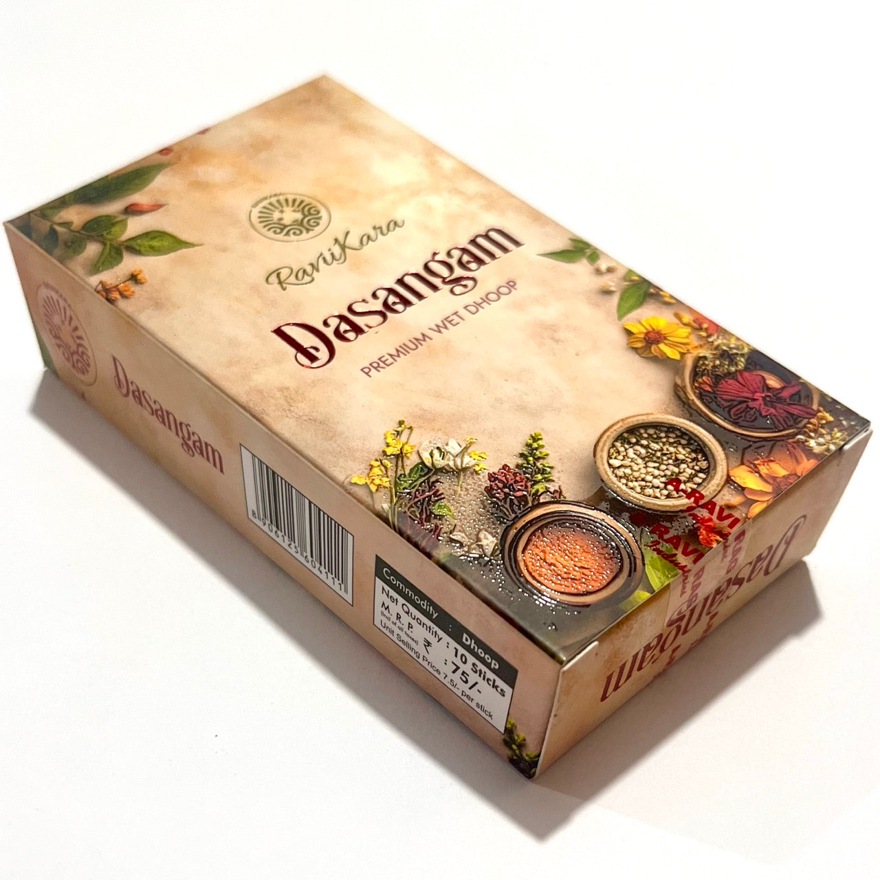 Raviikara Dasangam Premium Wet Dhoop (10 sticks)