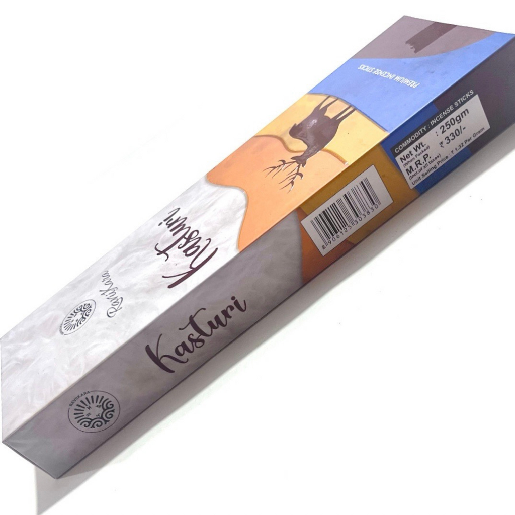 Raviikara Kasturi premium incense sticks (250 gm)
