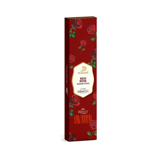 Devdarshan Rich Rose Bambooless Incense Sticks (40 Sticks)