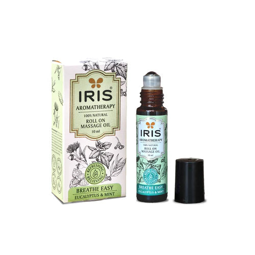 Iris BREATHE EASY Roll On Massage Oil (10ml)