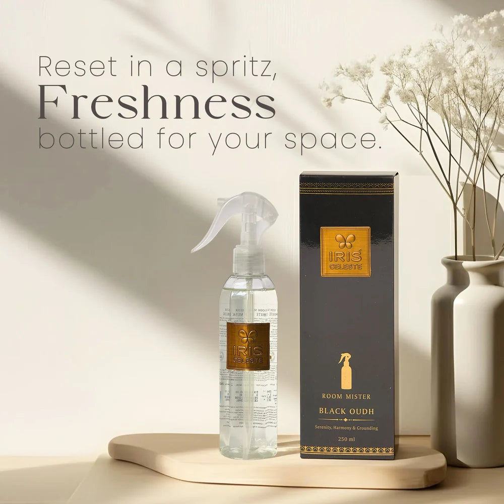 IRIS Celeste BLACK OUDH Room Mister (250ml)