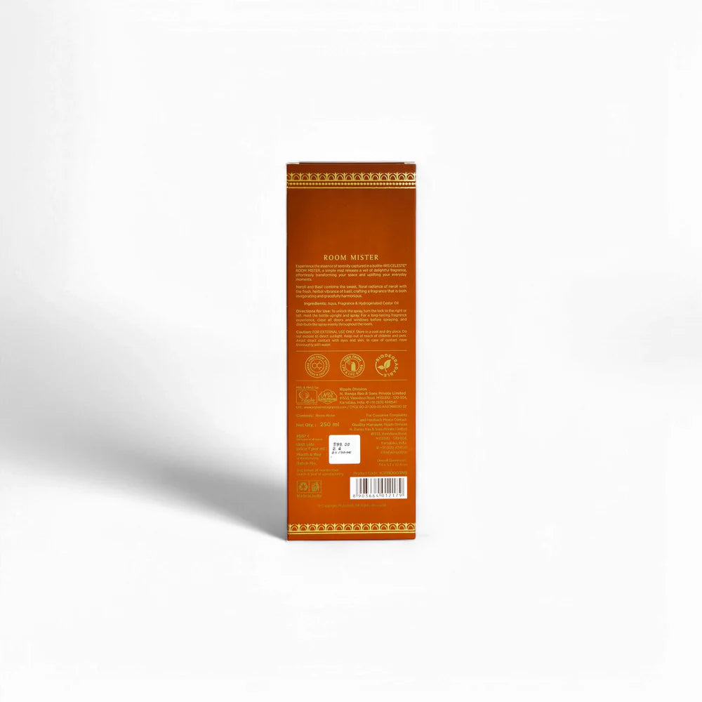 IRIS Celeste NEROLI & BASIL Room Mister (250ml)