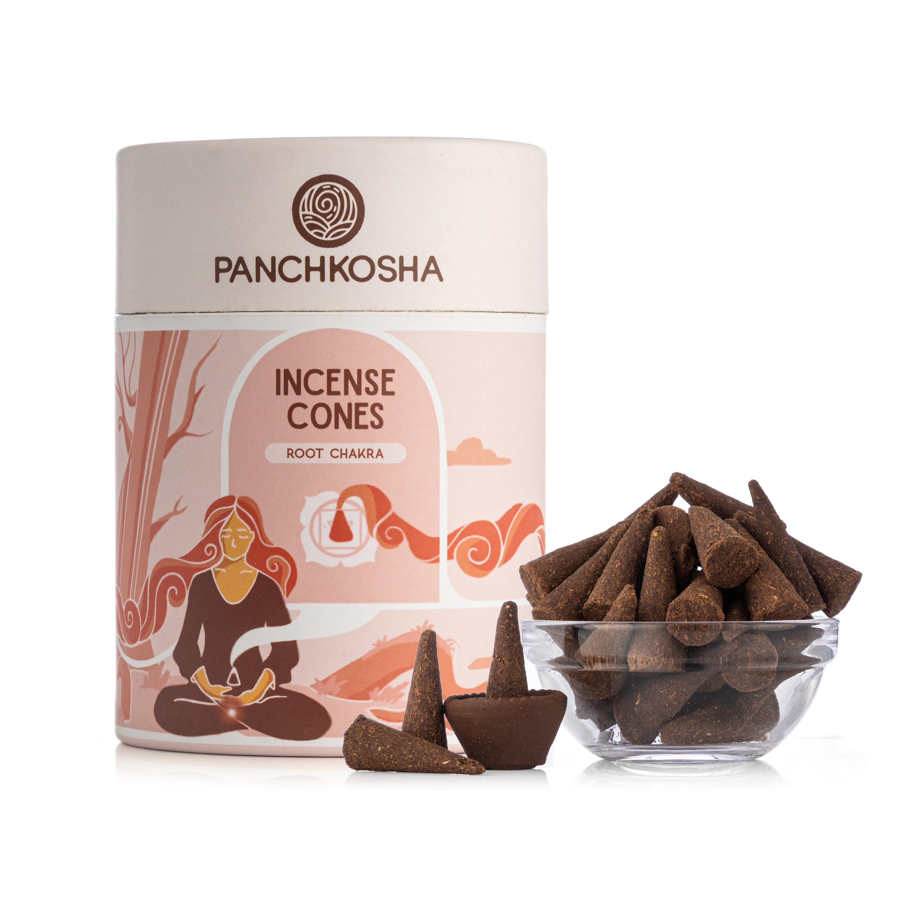 Panchkosha ROOT CHAKRA Incense Cones (51 units)