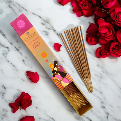 TATTVA Rose Indica Incense Sticks (40 Sticks)