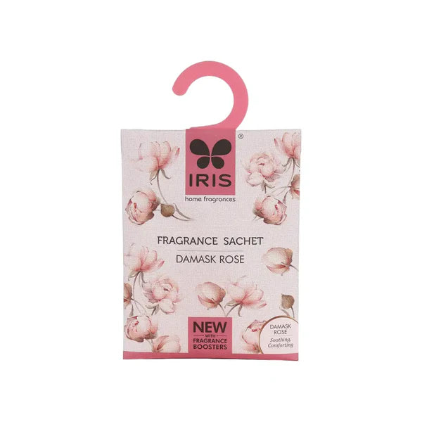 IRIS DAMASK ROSE Fragrance Sachet