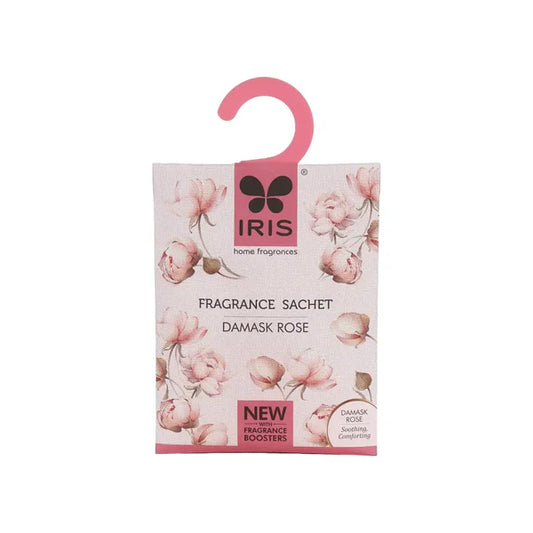 IRIS DAMASK ROSE Fragrance Sachet