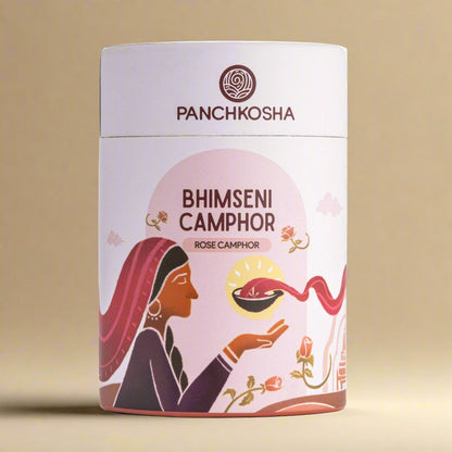 Panchkosha bhimseni Camphor ROSE CAMPHOR (100gm)