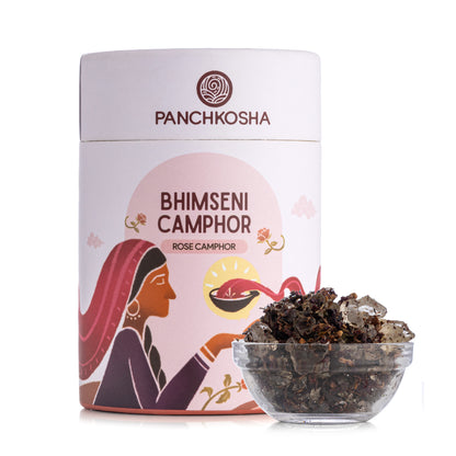 Panchkosha bhimseni Camphor ROSE CAMPHOR (100gm)