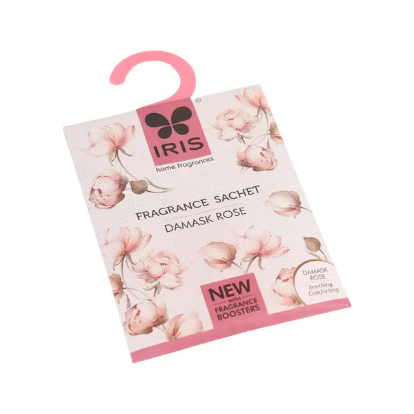 IRIS DAMASK ROSE Fragrance Sachet