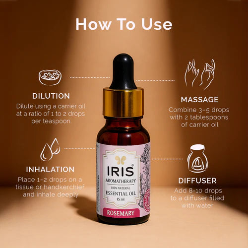 Iris Aromatherapy ROSEMARY Essential oil (15ml)