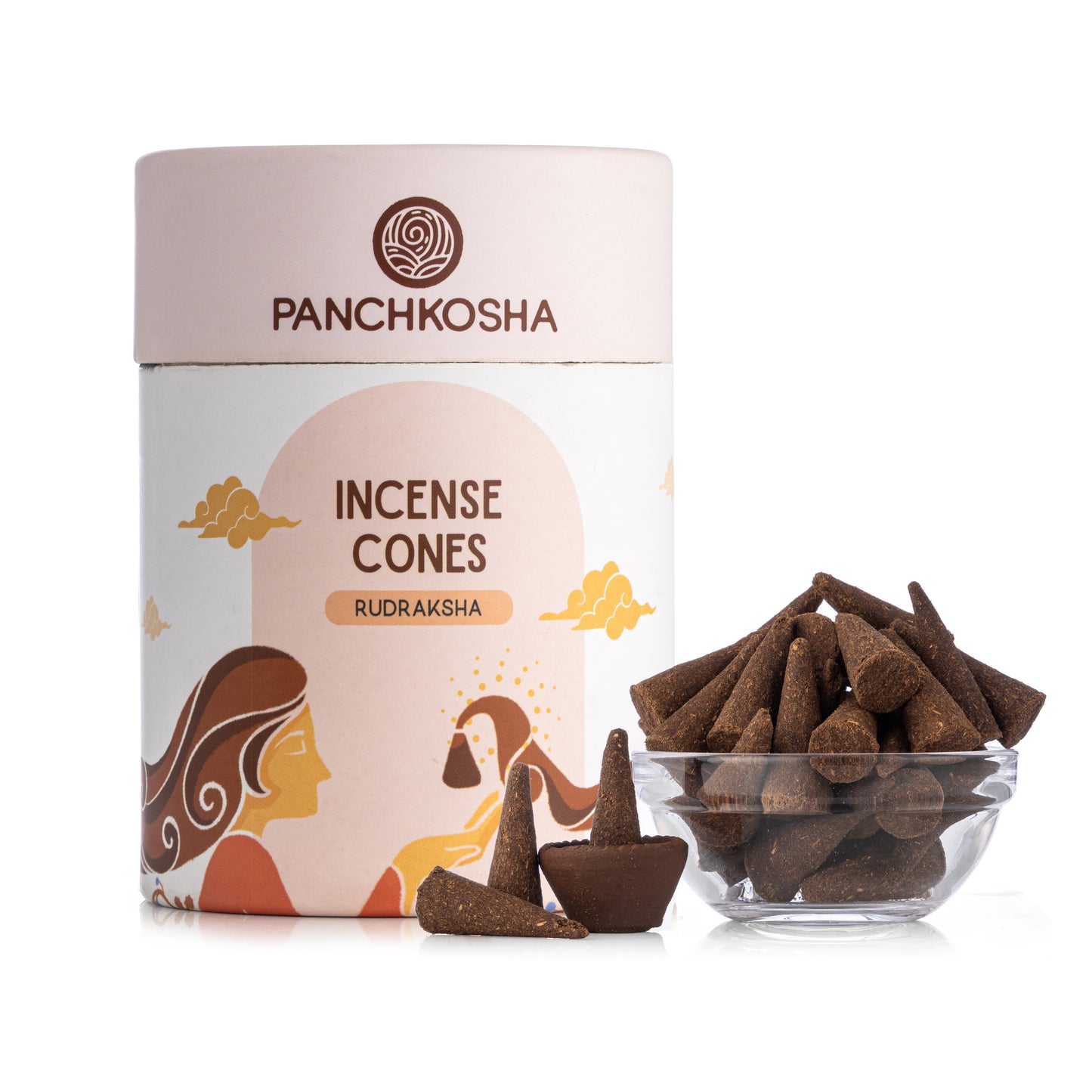 Panchkosha RUDRAKSHA Incense Cones (51 units)