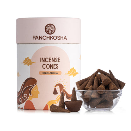 Panchkosha RUDRAKSHA Incense Cones (51 units)